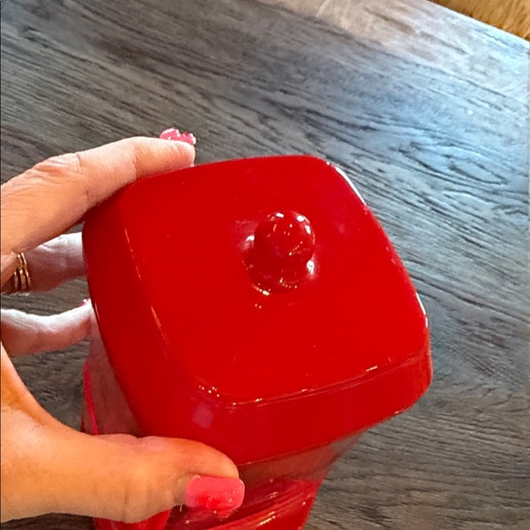 Red Popcorn Machine Shaped Container - Glass - Picture 2 of 9